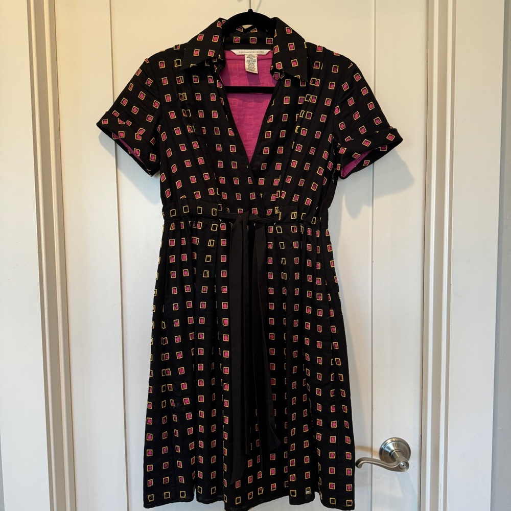 DVF Diane Von Furstenberg Bundette Faux Wrap, Size 6